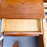 Danish Teak Queen Size Platform Bed w/ Nightstands