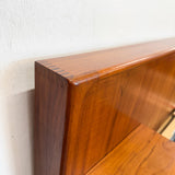 Danish Teak Queen Size Platform Bed w/ Nightstands