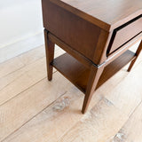 Mid Century Single Drawer Nightstand