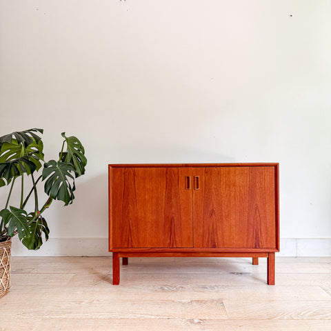 Small Danish Teak Cabinet