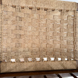 Vintage Woven Rope Phone Bench