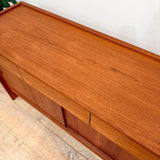 Danish Teak Media Cabinet w/ Sliding Doors