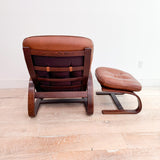 Westnofa Tufted Lounge Chair + Ottoman