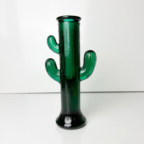 Art Glass Cactus 8.5 tall