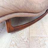 Adrian Pearsall Wave Chaise Rocker - Leather