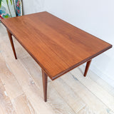 Vintage Danish Teak Expandable Table