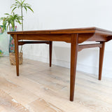Vintage Danish Teak Expandable Table