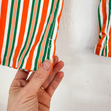 Green and Orange Stripe Jeans - 5/6