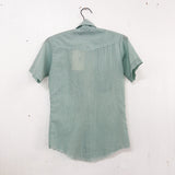 Green Gingham Pearlsnap