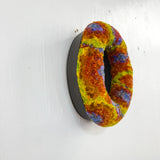 XL Donut Puff Sculpture | Rainbow
