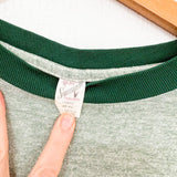 1970s Green College Tee