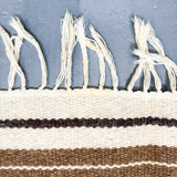 Vintage Brown/White Rug 5'1x8'