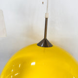 60's Yellow Pendant Light