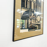 Vintage Modern Design Framed Art