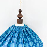 Vintage Fabric Pendant Light