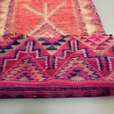 Vintage Turkish Blush Pink Runner 2'4x10'1