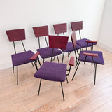 Purple Heart Wrought Iron Dining Set
