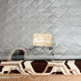 Vintage Brown/White Sleeper Sofa