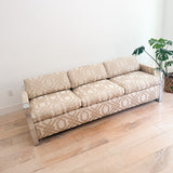 Adrian Pearsall Chrome Frame Sofa