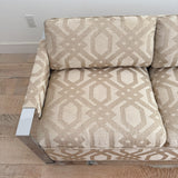 Adrian Pearsall Chrome Frame Sofa