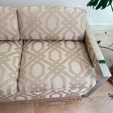 Adrian Pearsall Chrome Frame Sofa