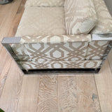 Adrian Pearsall Chrome Frame Sofa