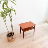 Mid Century Petite Teak End Table