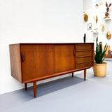 Teak and Oak Sideboard by Falster