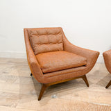 Pair of Sears Lounge Chairs - New Upholstery