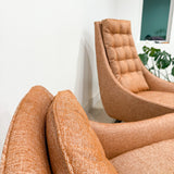 Pair of Sears Lounge Chairs - New Upholstery