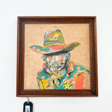 Abstract Cowboy w/ Vintage Frame