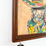 Abstract Cowboy w/ Vintage Frame