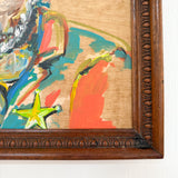 Abstract Cowboy w/ Vintage Frame