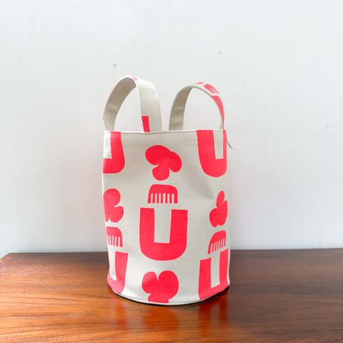 Chomp Small Storage Bucket - Pink