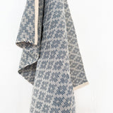 Scandinavian Folk Hand Towel/02-TWL-SFSAMP25 Blue