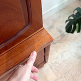 Mid Century Walnut Highboy Dresser