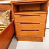 King Size Teak Platform Bed by Torring