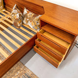 King Size Teak Platform Bed by Torring