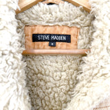 Vtg Steve Madden Corduroy Sherpa Duster S