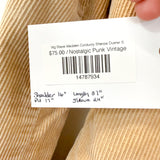 Vtg Steve Madden Corduroy Sherpa Duster S