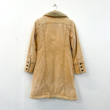 Vtg Steve Madden Corduroy Sherpa Duster S