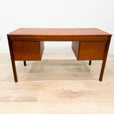 Danish Teak Desk by Domino Mobler