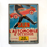 Authentic 1940s European Auto Advertising Litho