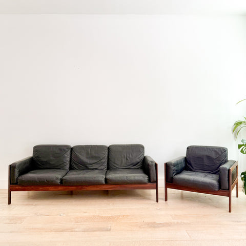 H.W. Klein Rosewood Sofa + Chair Set