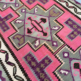 Pink Kilim 4’9x9’