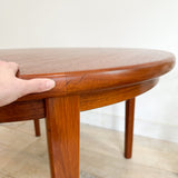 Rasmus Teak Dining Table w/ 2 Leaves