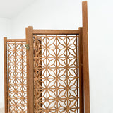 Vintage Teak Geometric Room Divider