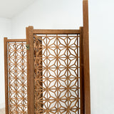Vintage Teak Geometric Room Divider