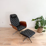 Mulhauser Style Chair + Ottoman