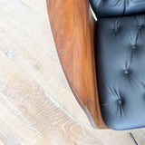 Mulhauser Style Chair + Ottoman